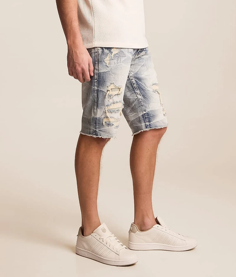 Destructed Stretch Short