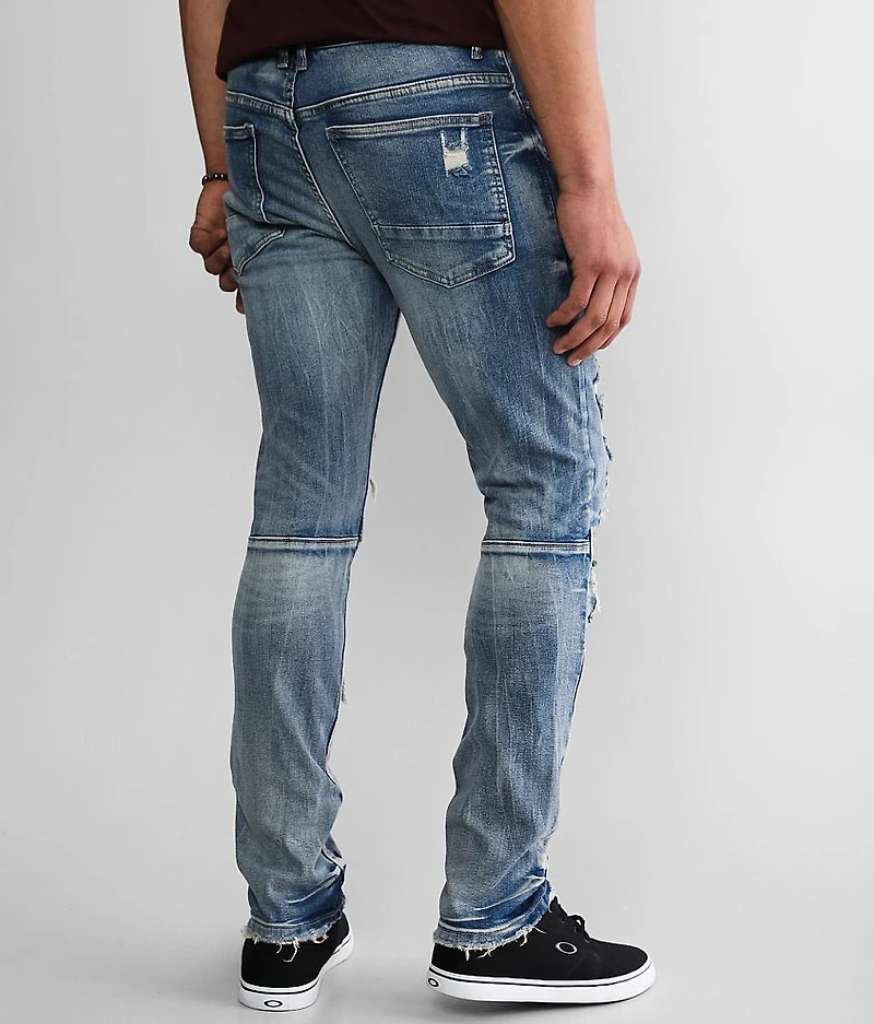 Pieced Taper Stretch Jean