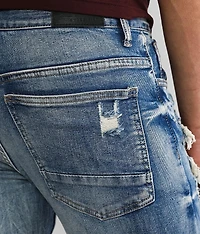 Pieced Taper Stretch Jean