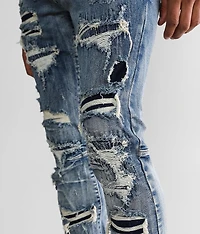 Pieced Taper Stretch Jean
