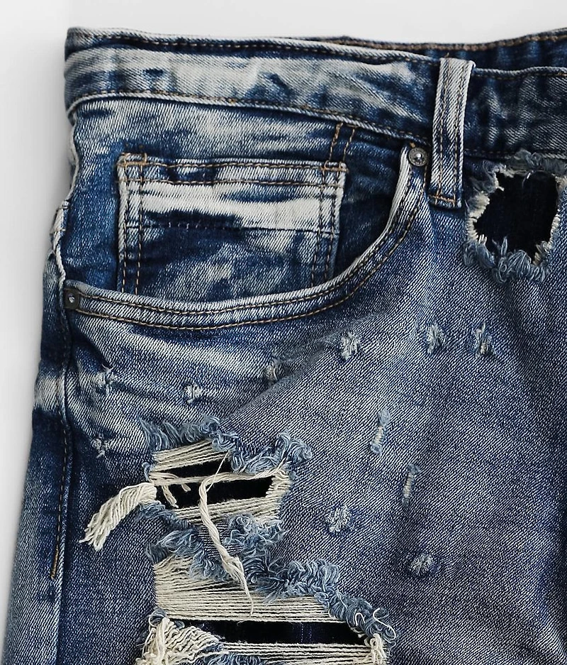 Pieced Taper Stretch Jean
