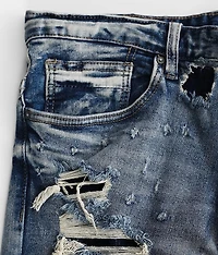 Pieced Taper Stretch Jean