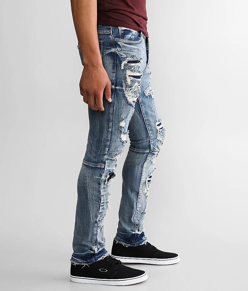 Pieced Taper Stretch Jean
