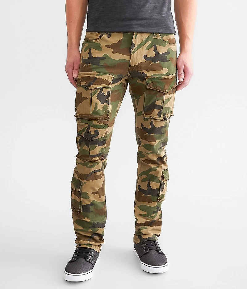 Slim Taper Cargo Stretch Jean