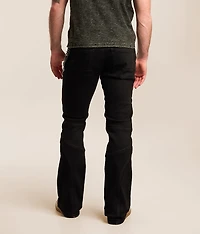 Lazy Stacked Flare Stretch Jean