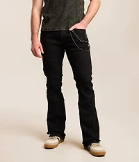 Lazy Stacked Flare Stretch Jean