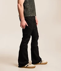 Lazy Stacked Flare Stretch Jean