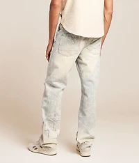 Rhinestone Straight Stretch Jean
