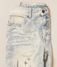 Rhinestone Straight Stretch Jean