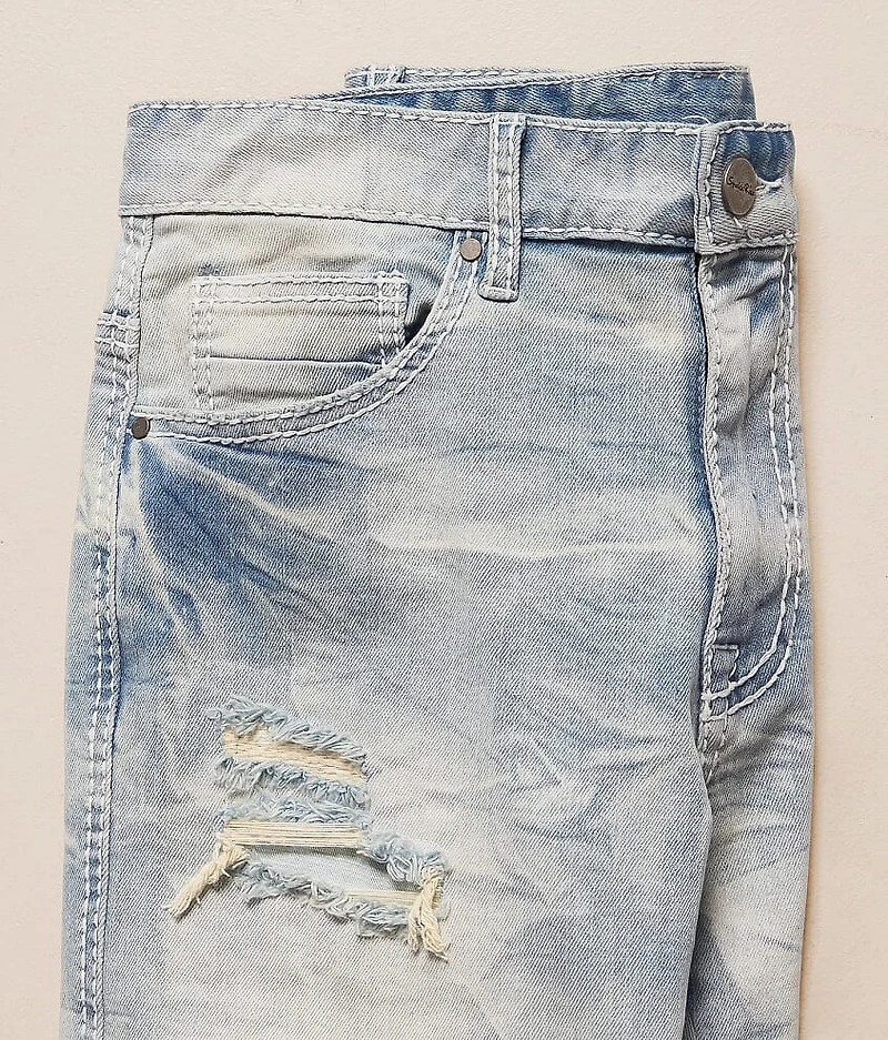 Rhinestone Slim Taper Stretch Jean