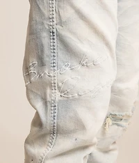 Rhinestone Slim Taper Stretch Jean