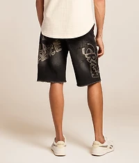 Rhinestone Stretch Short