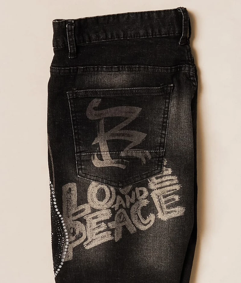 Rhinestone Stretch Short