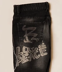 Rhinestone Stretch Short