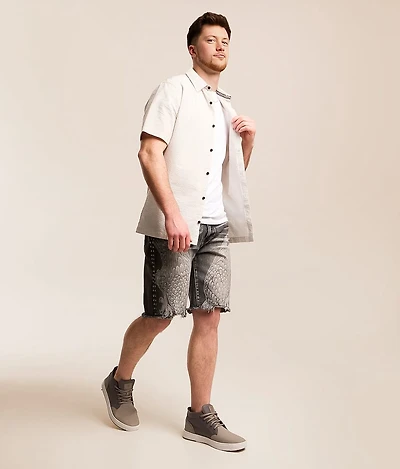 Studded Stretch Short