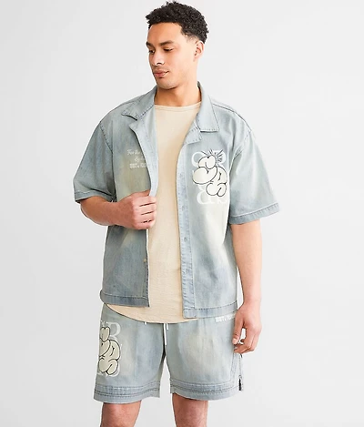 Resort Denim Stretch Shirt