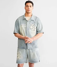 Resort Denim Stretch Shirt