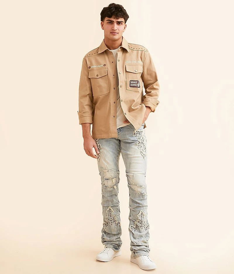 Denim Over Shirt