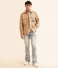 Denim Over Shirt