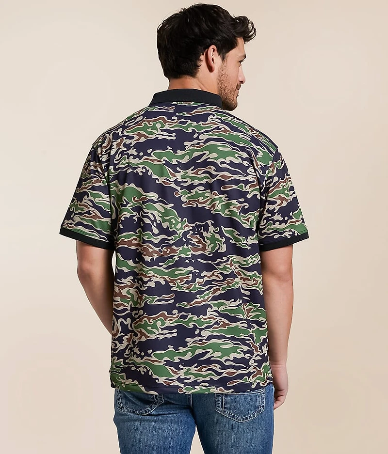 Tiger Camo Performance Polo