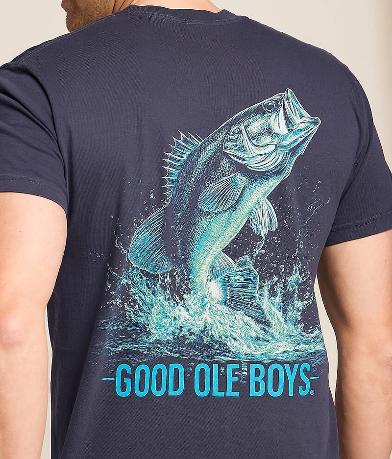 Outdoors Largemouth Jump Line T-Shirt