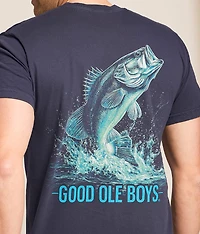 Outdoors Largemouth Jump Line T-Shirt