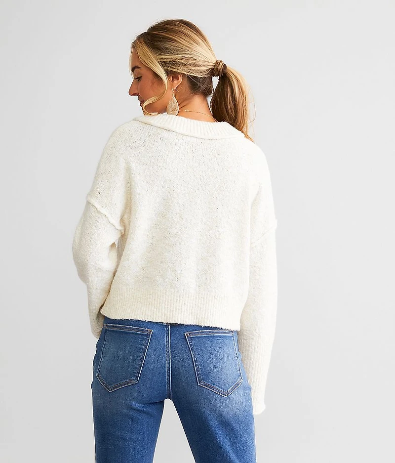 Marled Cardigan Sweater