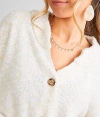 Marled Cardigan Sweater