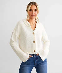 Marled Cardigan Sweater