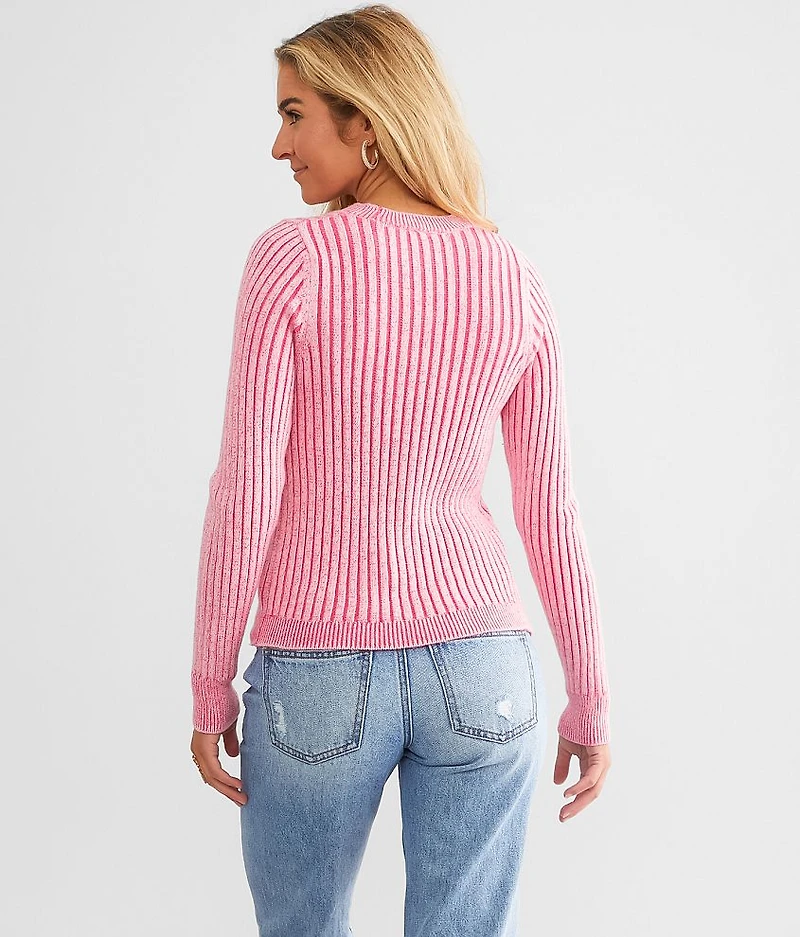 Twisted Cut-Out Sweater