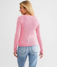 Twisted Cut-Out Sweater