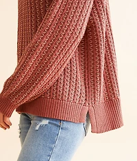 Contrast Stitch Sweater