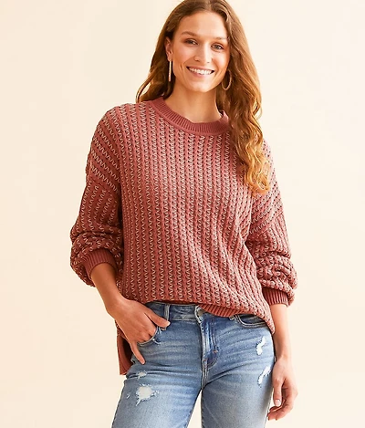 Contrast Stitch Sweater