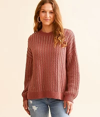 Contrast Stitch Sweater