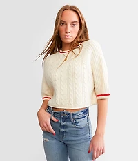 Boxy Cropped Sweater