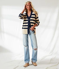 Resort Edit - Striped Cardigan Sweater