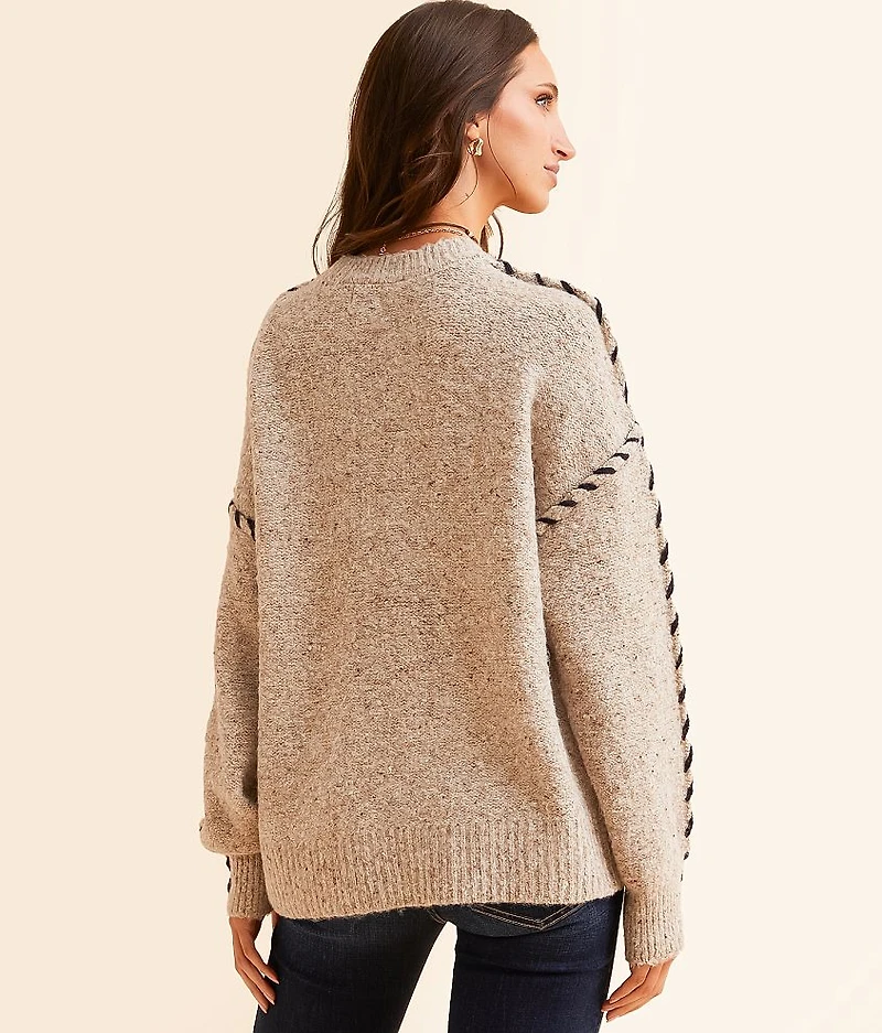 Whipstitch Oversized Sweater