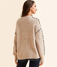 Whipstitch Oversized Sweater