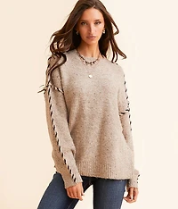 Whipstitch Oversized Sweater