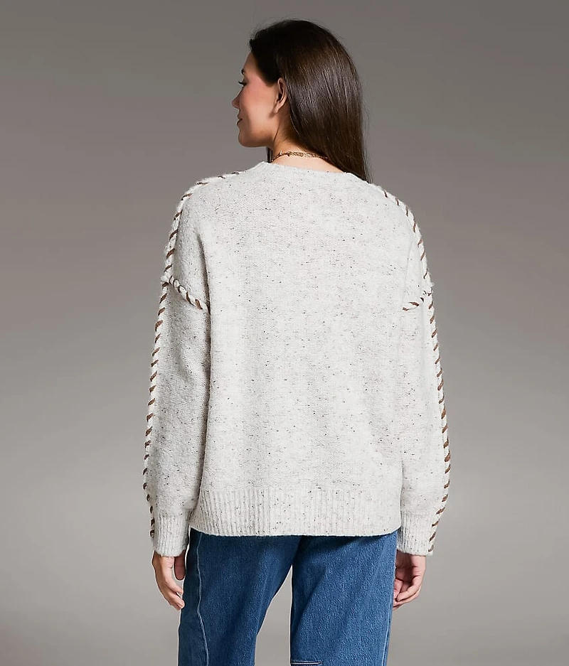 Whipstitch Oversized Sweater