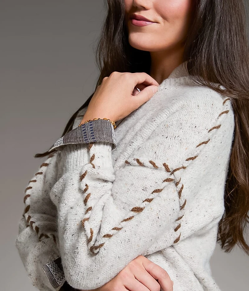 Whipstitch Oversized Sweater