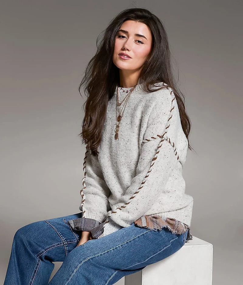 Whipstitch Oversized Sweater