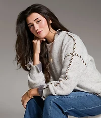 Whipstitch Oversized Sweater