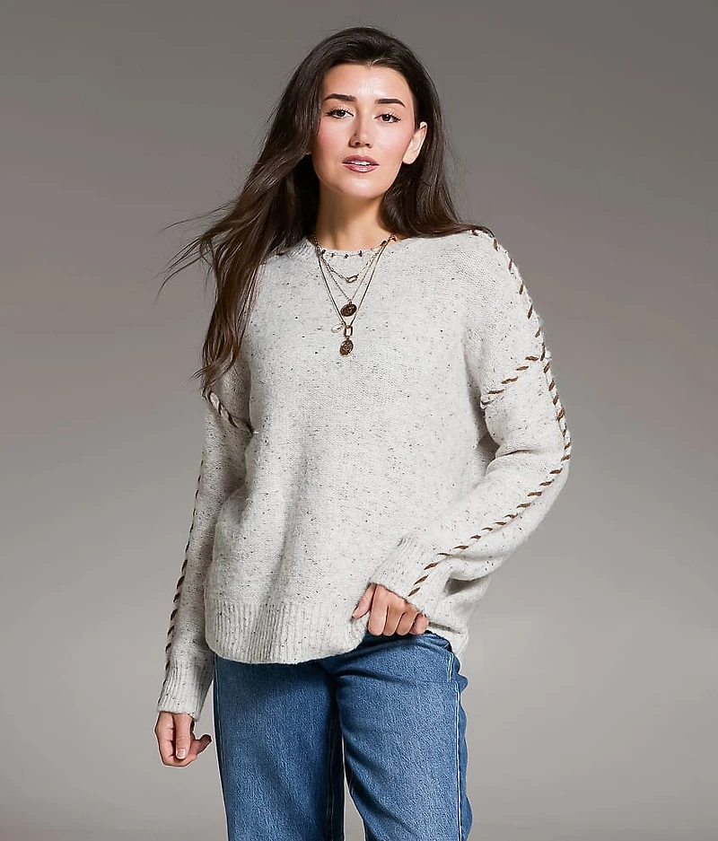 Whipstitch Oversized Sweater
