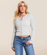 Cable Knit Cardigan Sweater