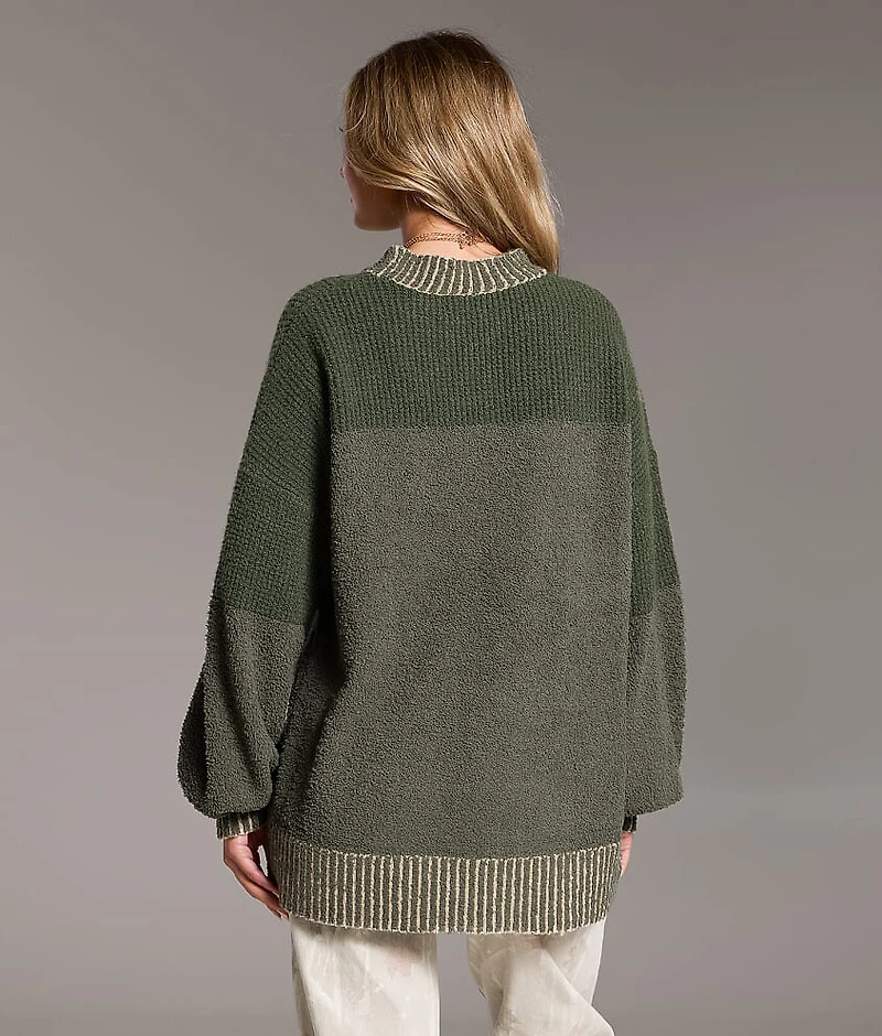 Plush Knit Oversized Sweater