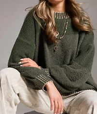 Plush Knit Oversized Sweater