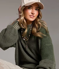 Plush Knit Oversized Sweater