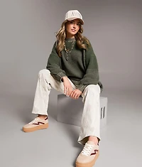 Plush Knit Oversized Sweater