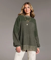 Plush Knit Oversized Sweater